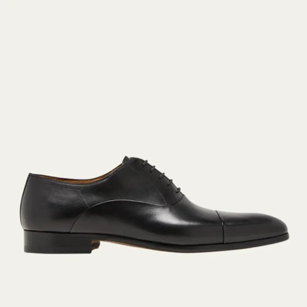 Magnanni Men's Segovia Cap-Toe Leather Oxfords, size 11M